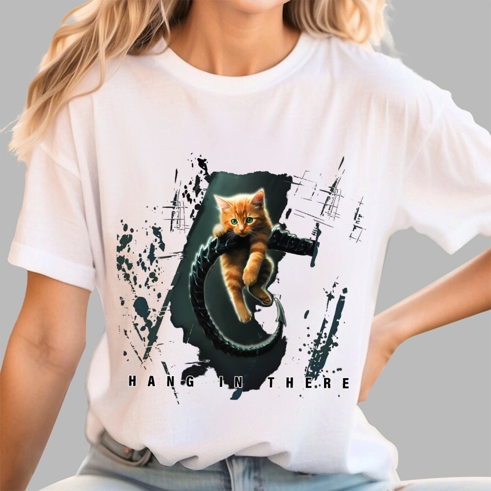 Hang In There Aline Geek T-Shirt