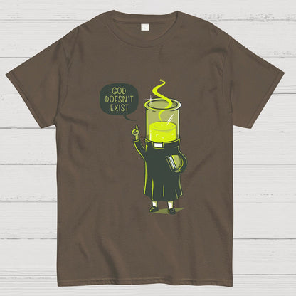 God Does Not Exist, But Science Does Geek T-Shirt