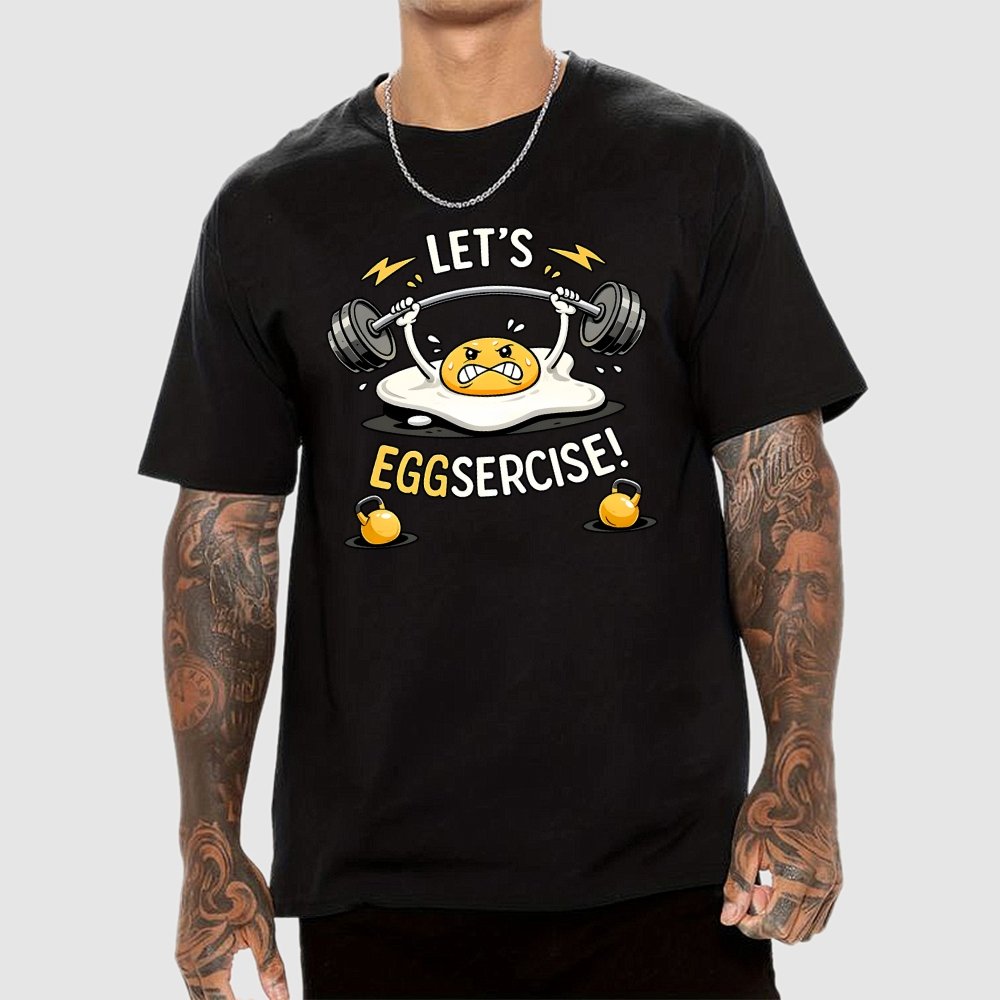 Let's Eggsercise Geek T-Shirt