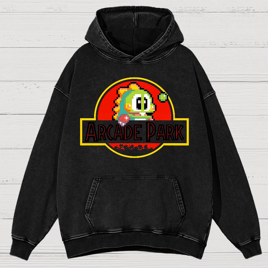 Arcade Park Vintage Distressed Hoodie
