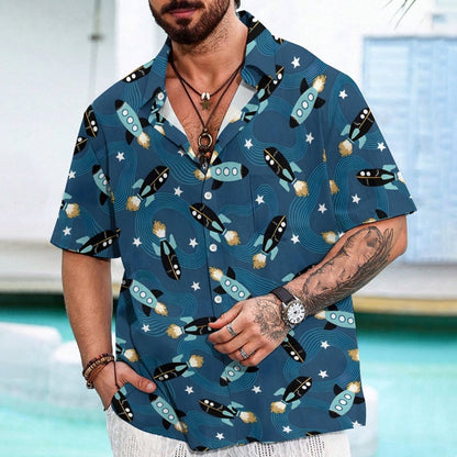 Space Planet Series Geek Hawaiian Shirt