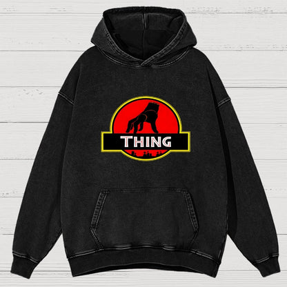 Thing Vintage Distressed Hoodie