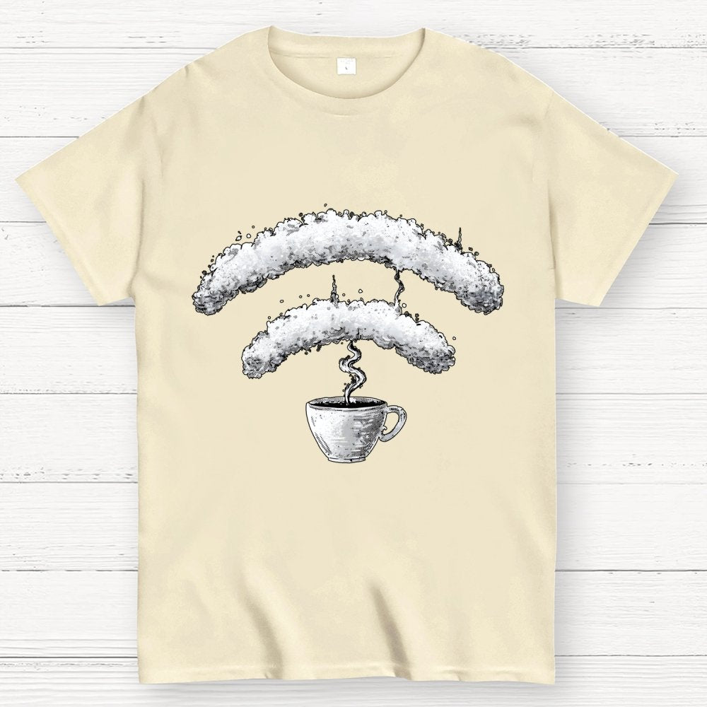 Connected Through Caffeine Geek T-Shirt