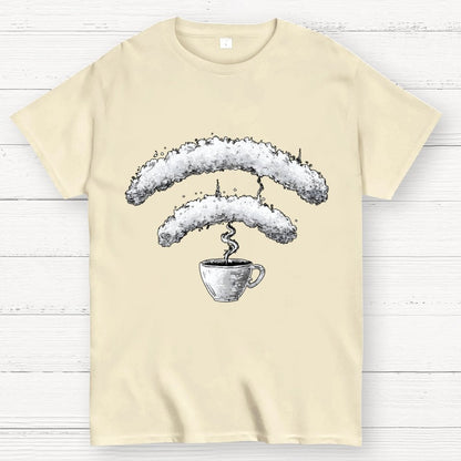 Connected Through Caffeine Geek T-Shirt