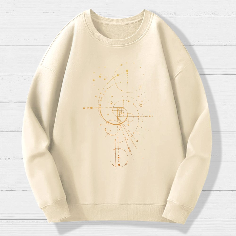 Fibonacci Geek Cotton Sweatshirt