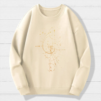 Fibonacci Geek Cotton Sweatshirt