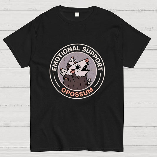 Emotional Support Possum Geek T-Shirt