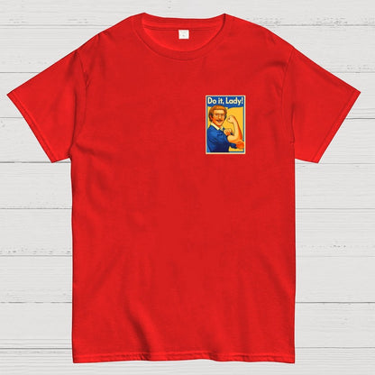 Do It Lady Front And Back Printing Geek T-Shirt