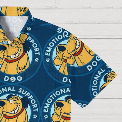 Emotional Support Dogs Geek Hawaiian Shirt