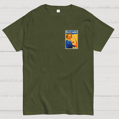 Do It Lady Front And Back Printing Geek T-Shirt