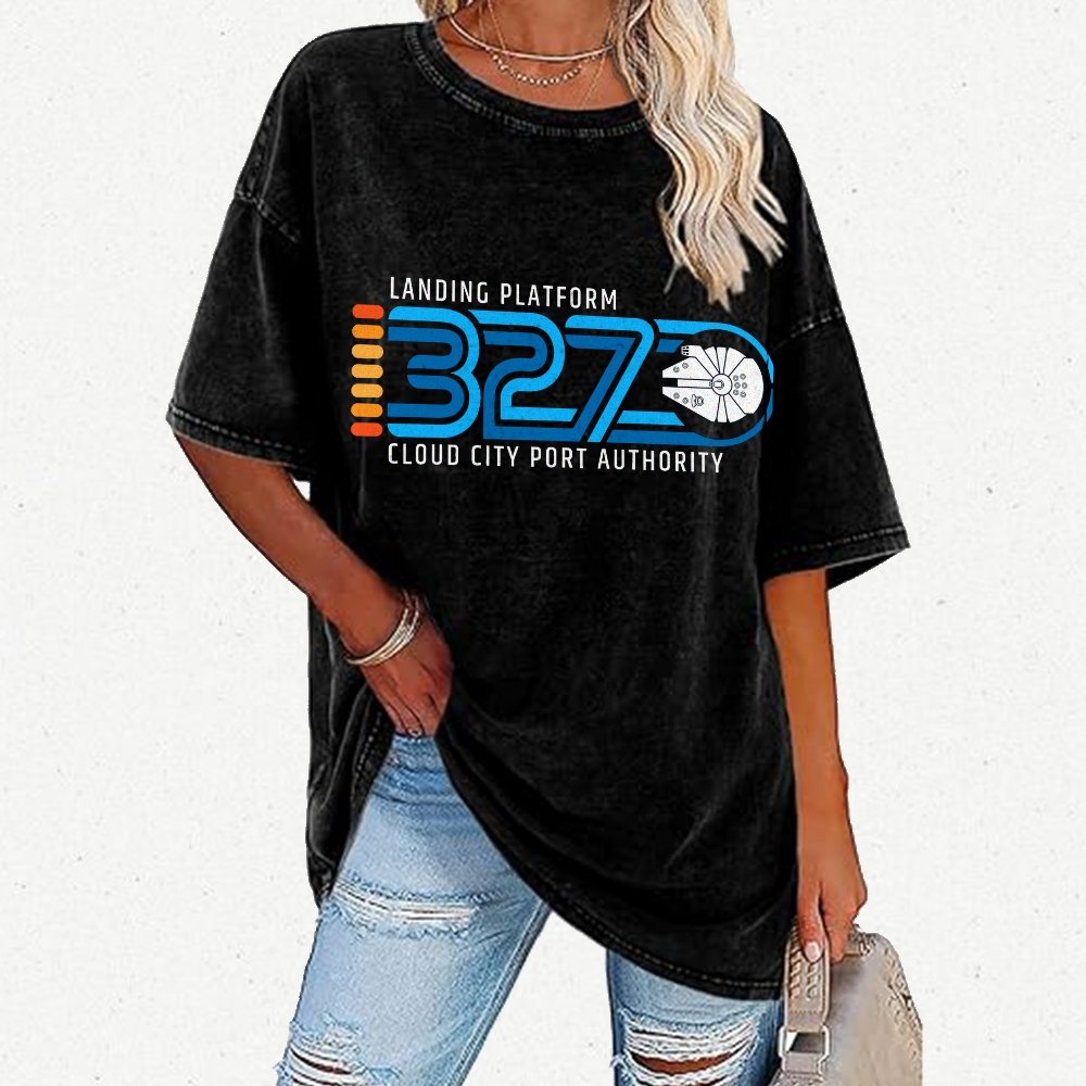 Landing Platform 327 Vintage Distressed T-shirt