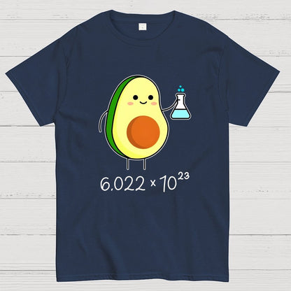 Avogadro's Number Pun. Cute Avocado Chemist Geek T-Shirt