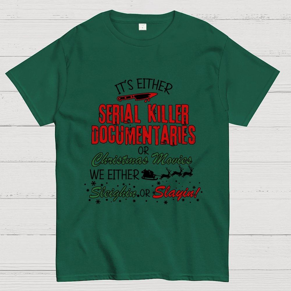 Horror Christmas Funny Christmas Geek T-Shirt