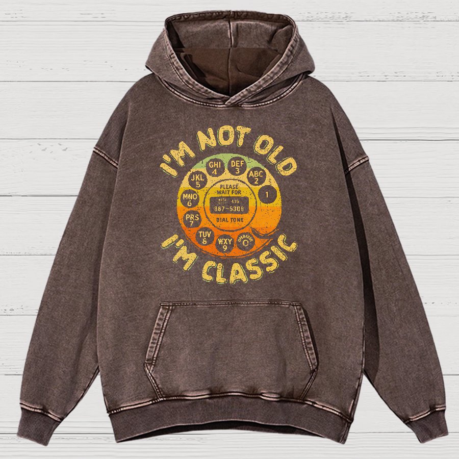 The Classic Communicator Vintage Distressed Hoodie