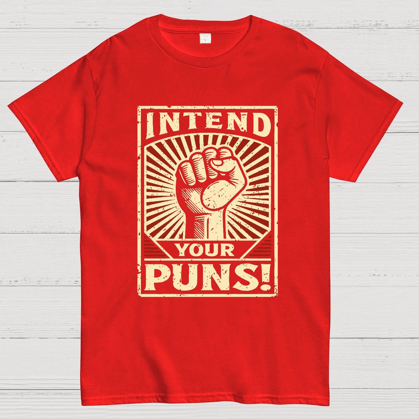 Intend Your Puns Geek T-Shirt