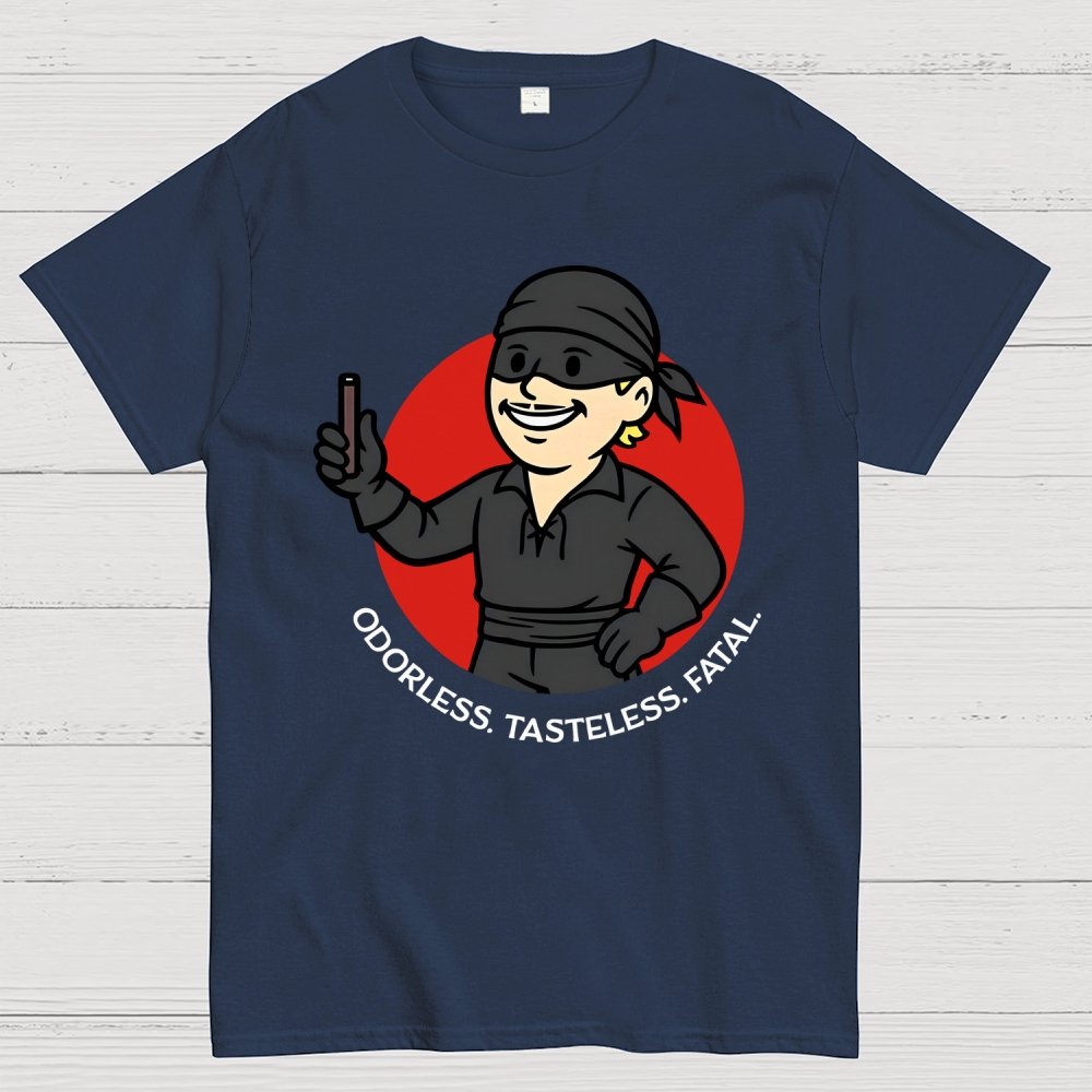 Odorless, Tasteless, Fatal Unisex Geek T-Shirt