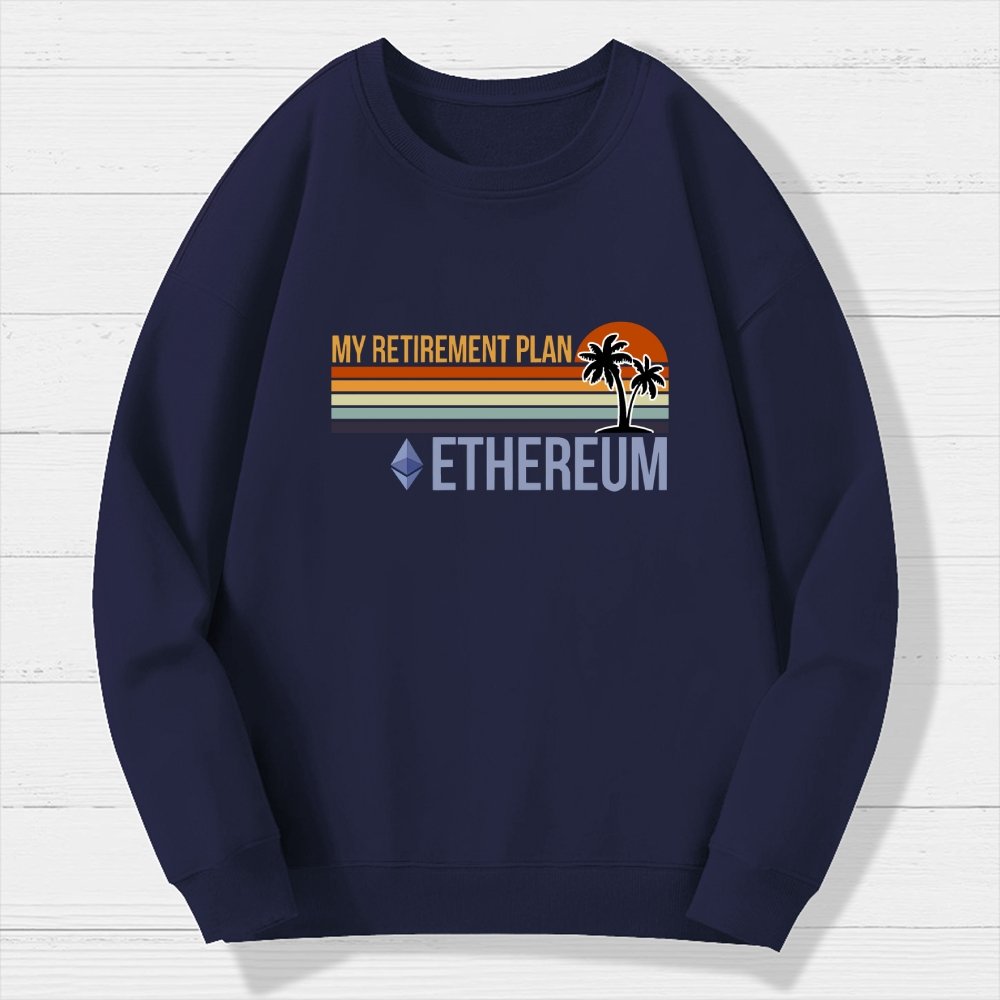 ETH Retirement Plan Geek Cotton Sweatshirt