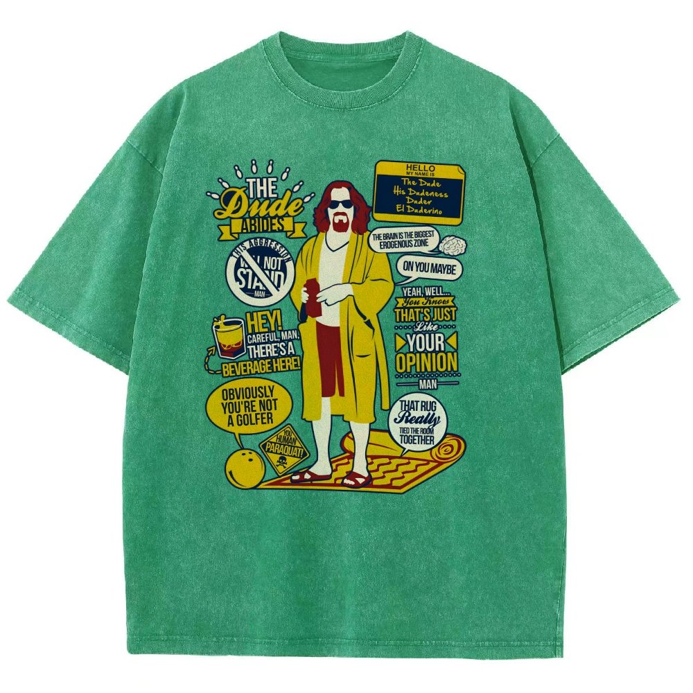 The Dude Quotes Vintage Distressed T-shirt