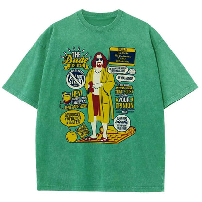 The Dude Quotes Vintage Distressed T-shirt