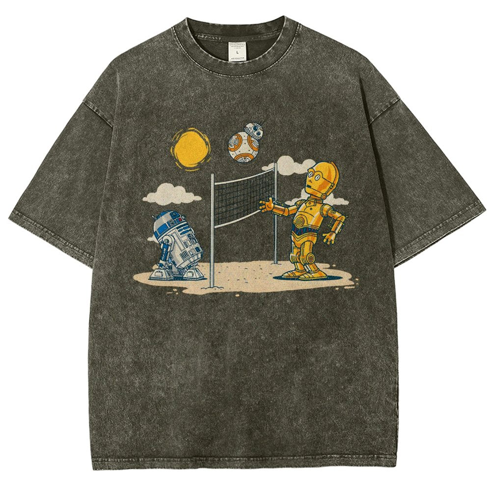 A New Serve Vintage Distressed T-shirt