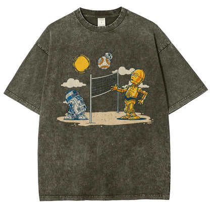 A New Serve Vintage Distressed T-shirt