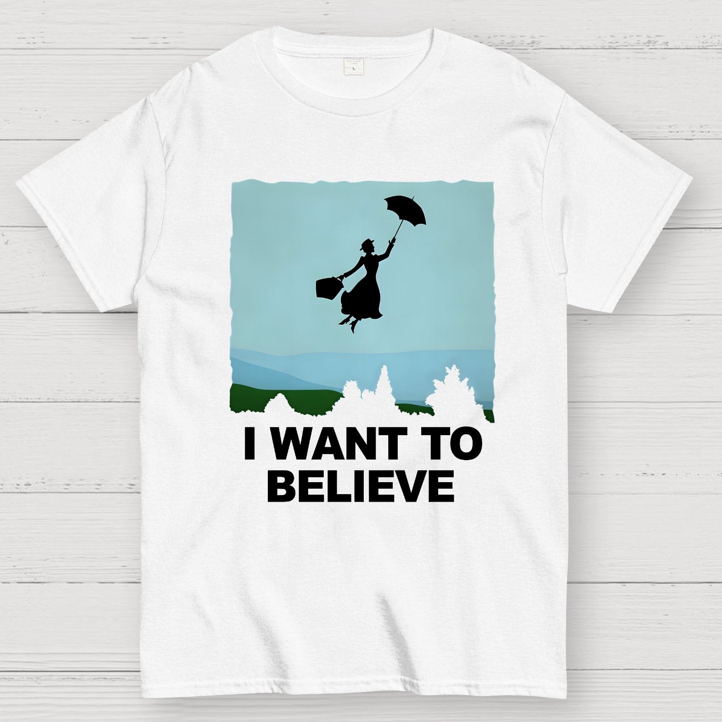I Want To Believe Perfect Nanny Geek T-Shirt