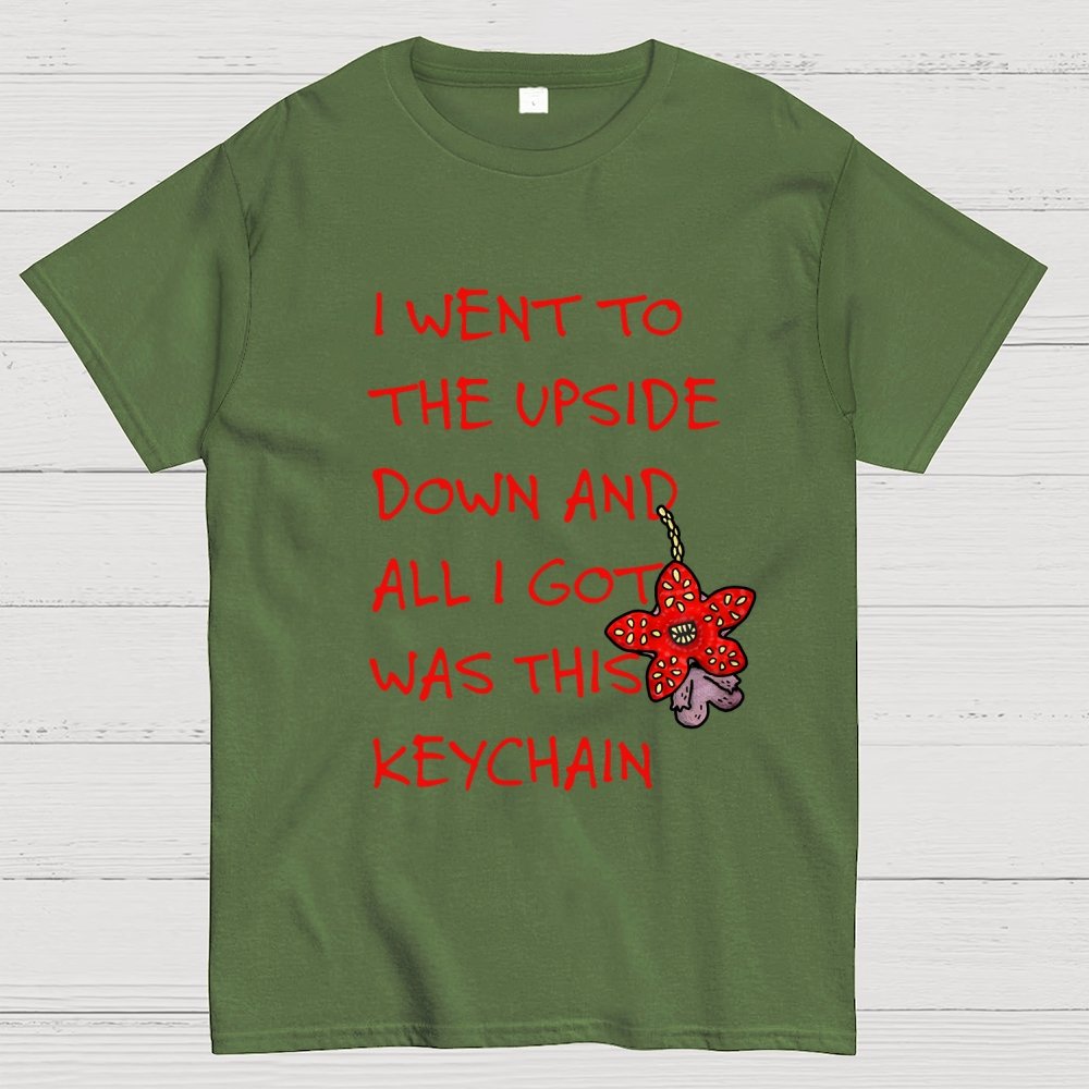 Upside Down Keychain Geek T-Shirt