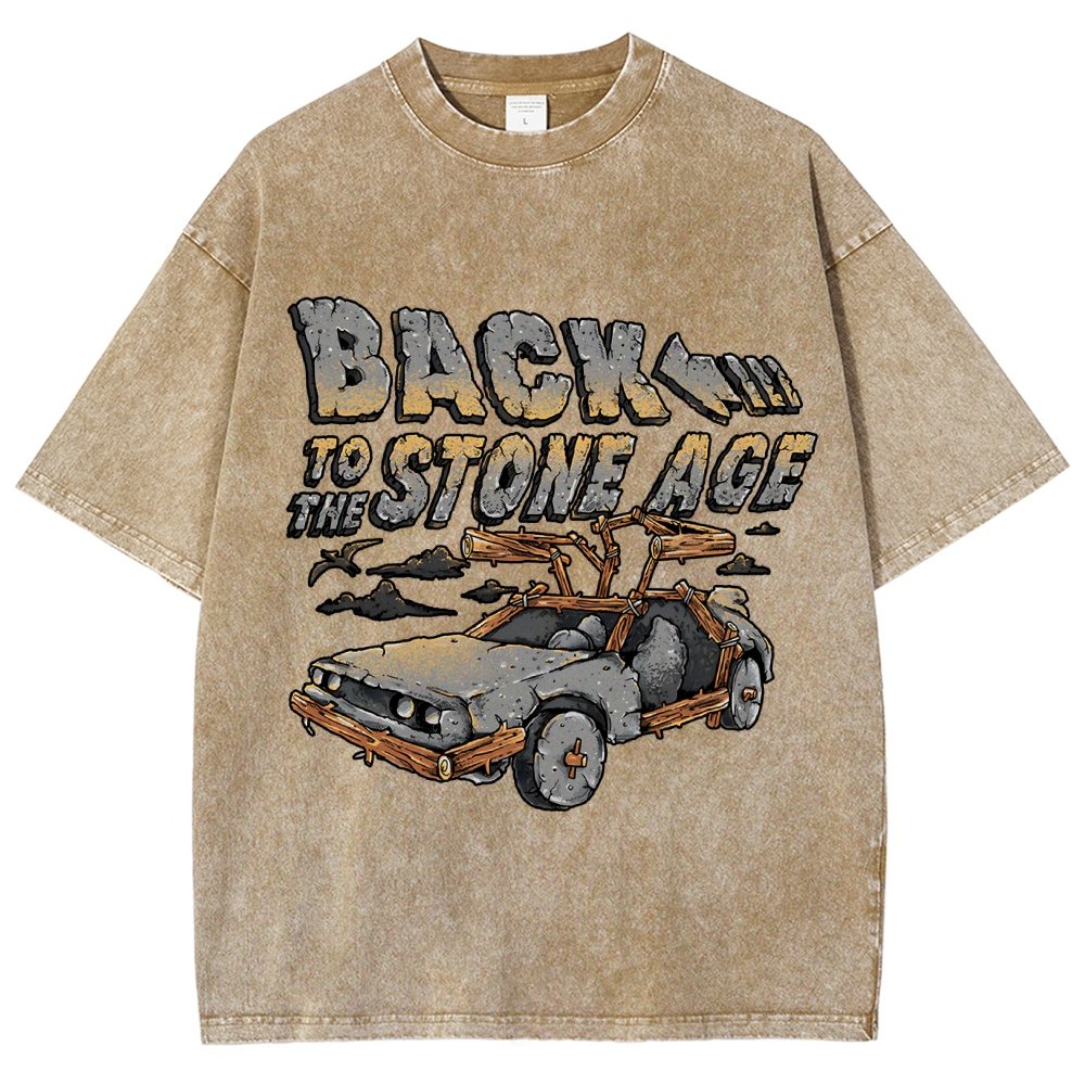 STONE AGE Vintage Distressed T-shirt