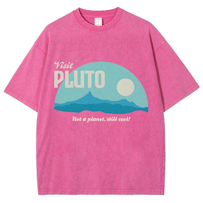 Visit Pluto Vintage Distressed T-shirt
