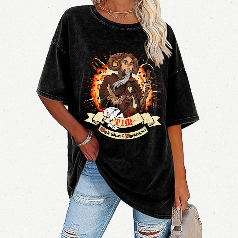 The Enchanter Vintage Distressed T-shirt