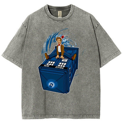 How I Learned To Love The Time Machine Vintage Distressed T-shirt