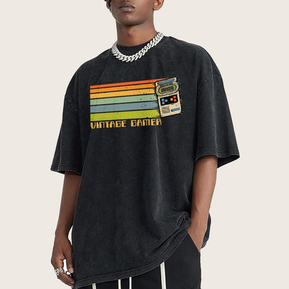 Vintage Gamer Vintage Distressed T-shirt