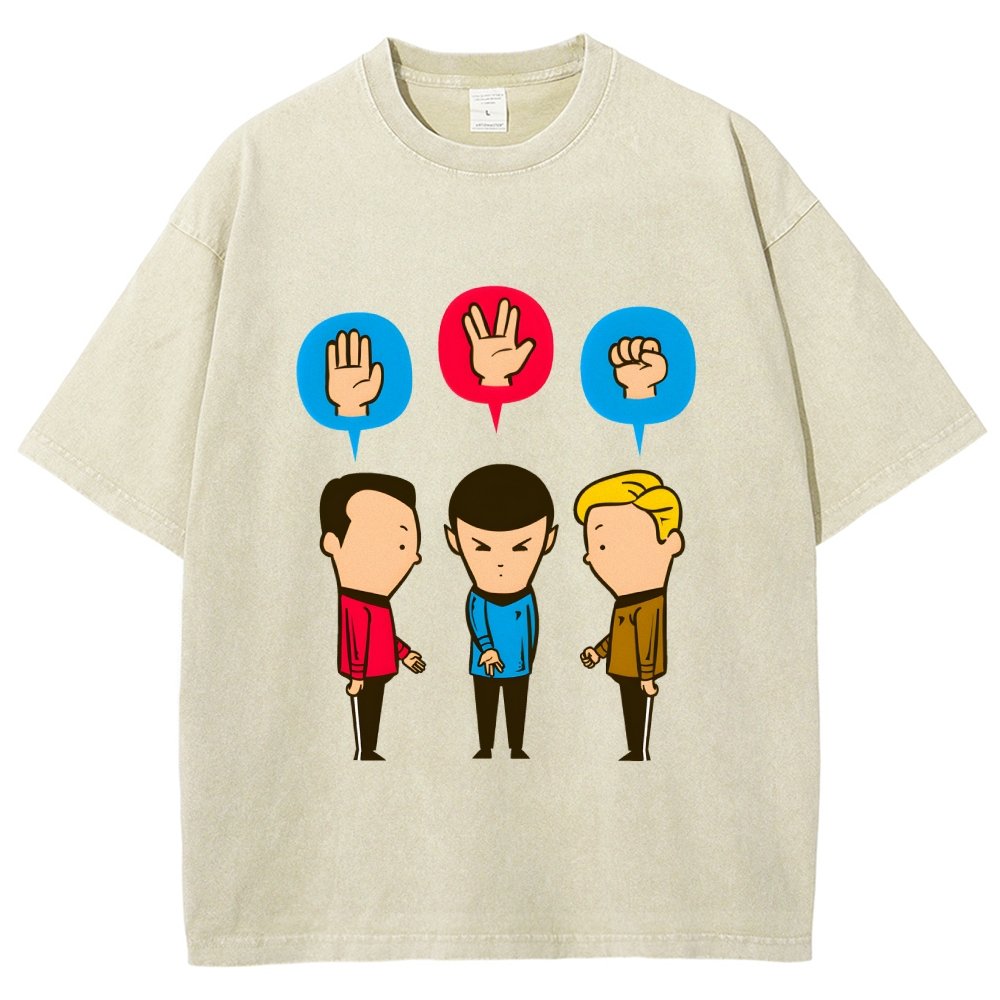 Paper – Scissors – Rock Vintage Distressed T-shirt