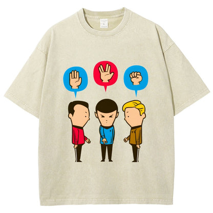 Paper – Scissors – Rock Vintage Distressed T-shirt
