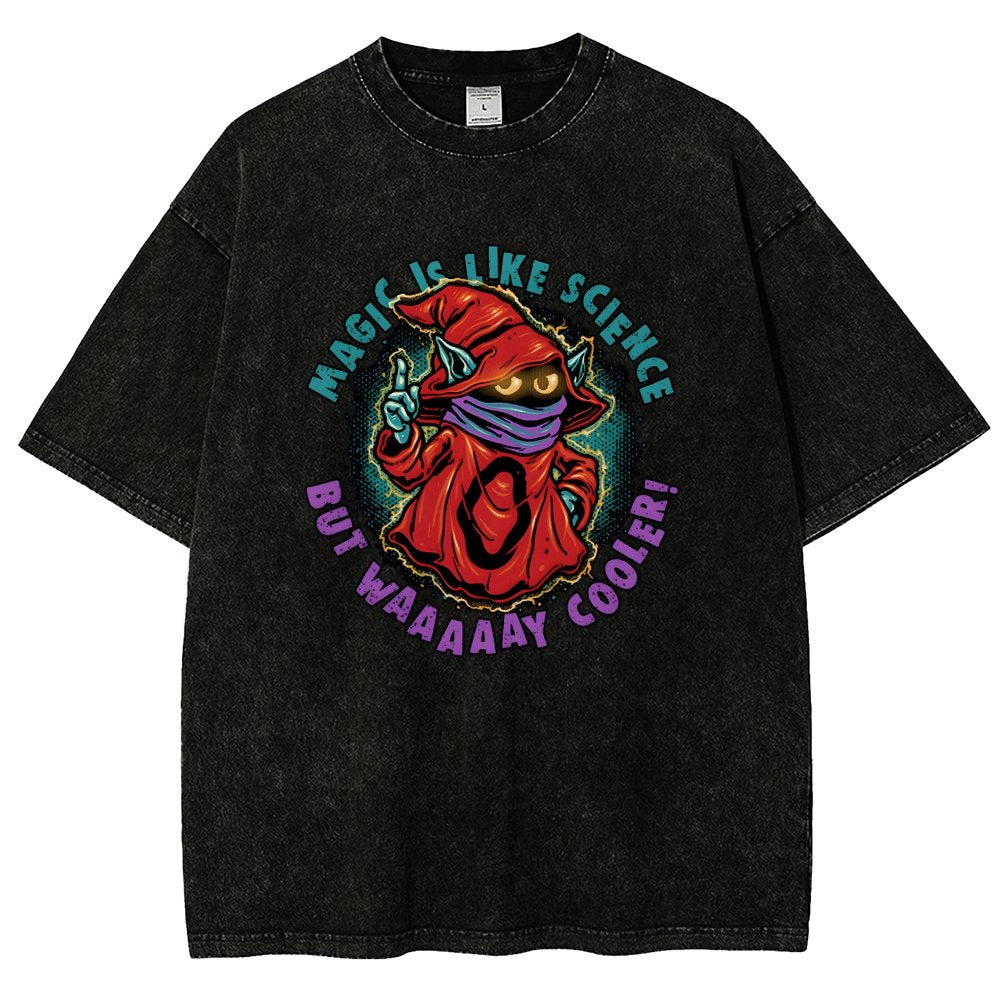 Magic Is Like Science Vintage Distressed T-shirt