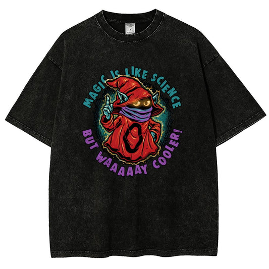Magic Is Like Science Vintage Distressed T-shirt