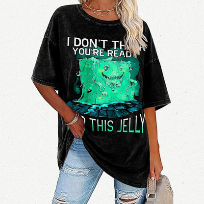 Gelatinous Cube Vintage Distressed T-shirt