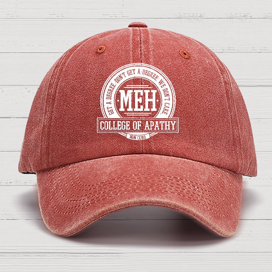 College of Apathy Cotton Hat