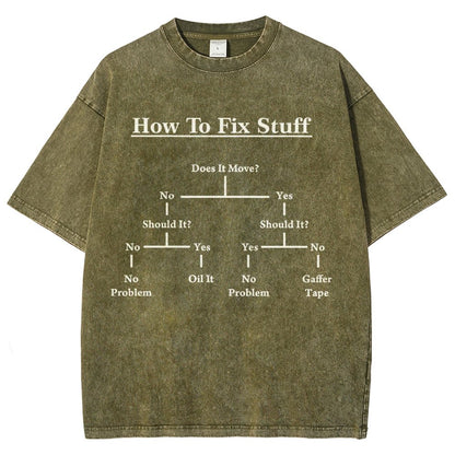 How To Fix Stuff DIY Guide Vintage Distressed T-shirt