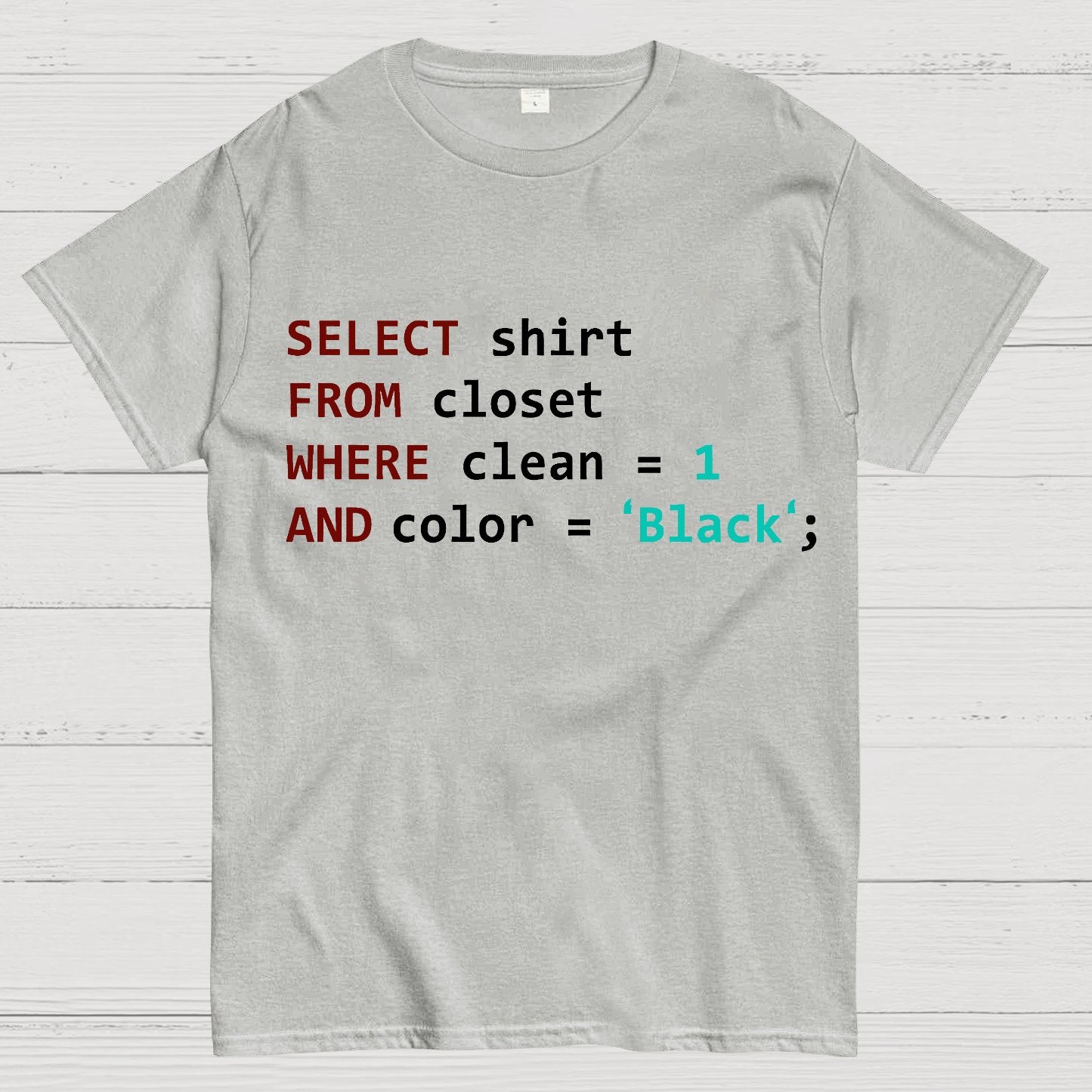 Programmer Database Geek T-Shirt