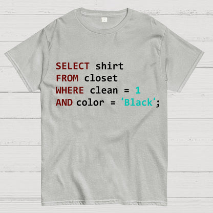 Programmer Database Geek T-Shirt