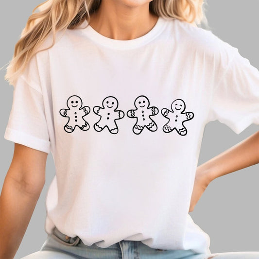 Christmas Gingerbread Cookies Geek T-Shirt