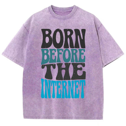 Born Before the Internet Vintage Distressed T-shirt