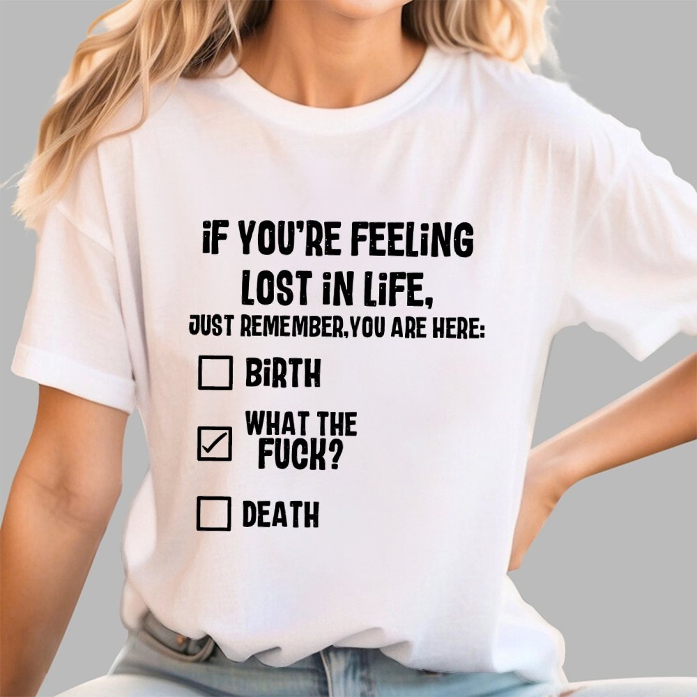 Life Checkpoint ：You Are Here Geek T-Shirt