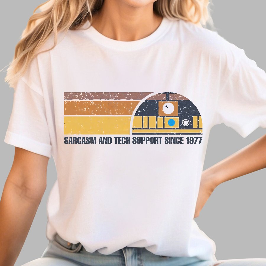 Providing Sarcasm and Tech Support Since 1977 Geek T-Shirt