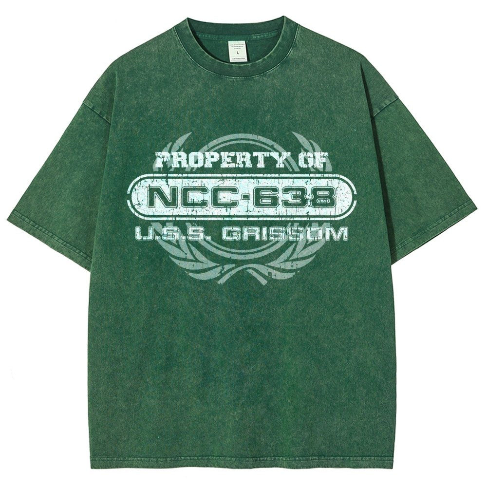 Vintage Property of ABC123 Vintage Distressed T-shirt