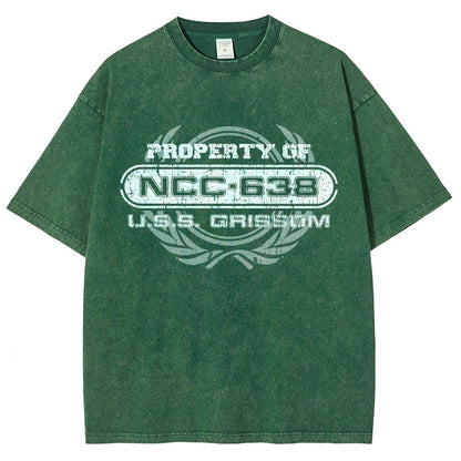 Vintage Property of ABC123 Vintage Distressed T-shirt