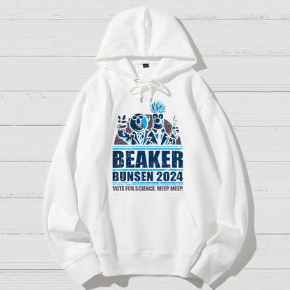 Vote For Science Geek Cotton Hoodie