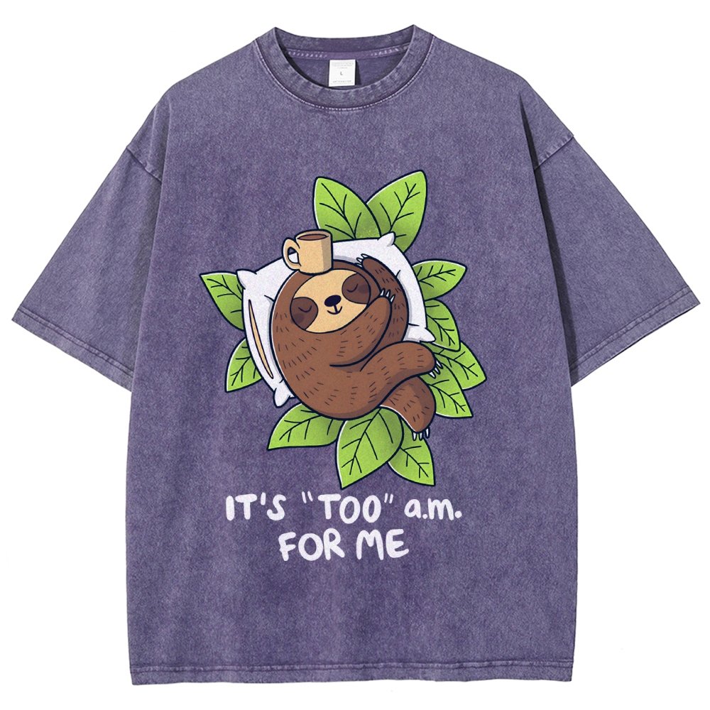 It's Too A.M. For Me Vintage Distressed T-shirt