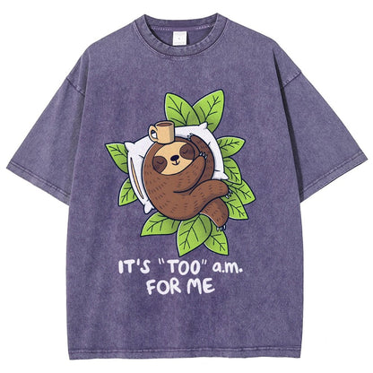 It's Too A.M. For Me Vintage Distressed T-shirt